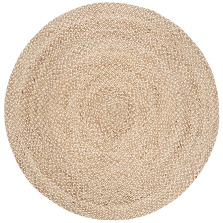 Safavieh Natural Fiber 4 ft. Round Area Rug - Natural & Ivory NF804B-4R